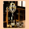 Gold Faucet Type with 4 Cups and 1 Shot Glass